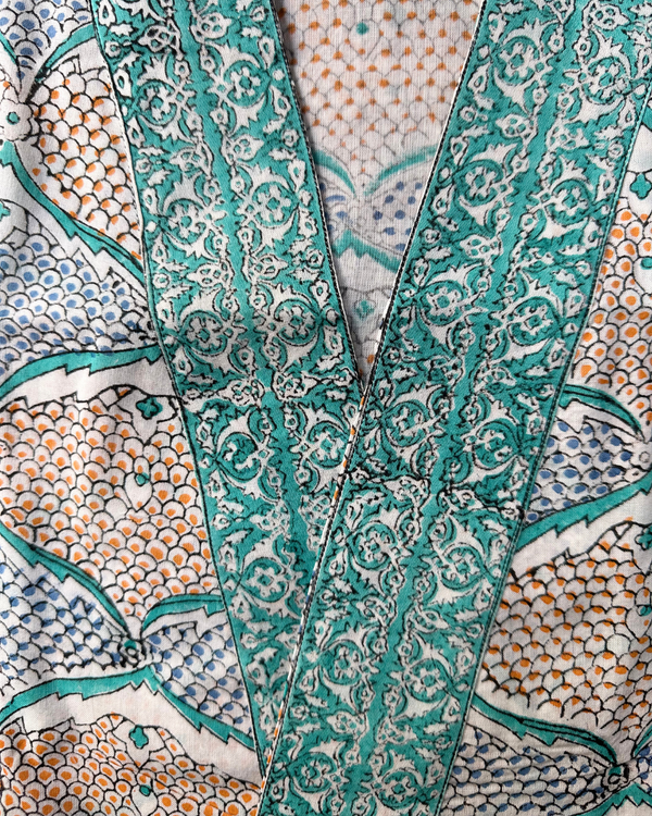 kimono de madrás