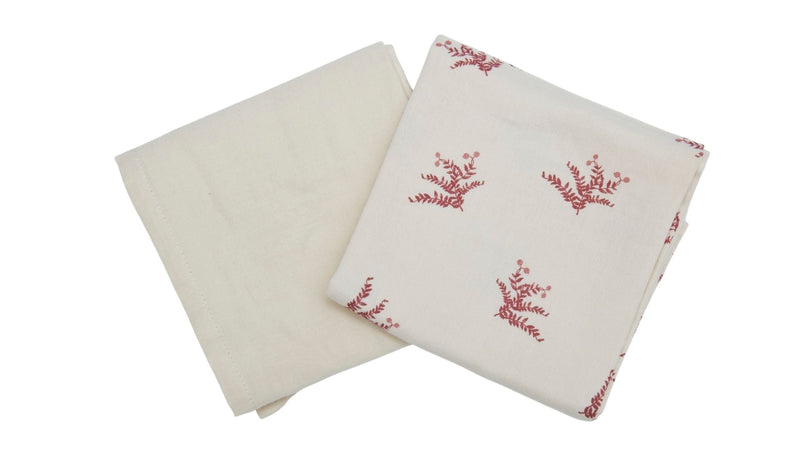 Lot De 2 Langes  - Bruyère Bois De Rose