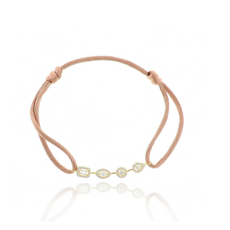 Bracelet Cordon Gabriella - Doré