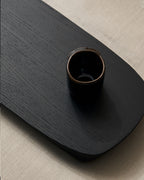 Out Of Lines - Lot De 2 Tasses À Ristretto Sans Anse - Grès - Noir Brun