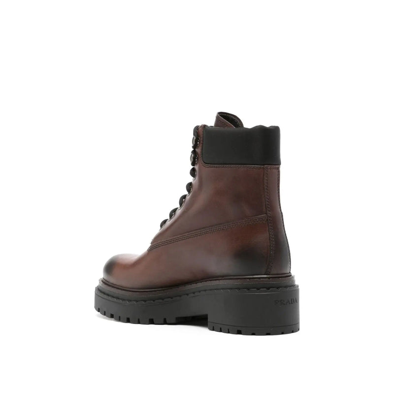 Bottes - Prada Leather  - Brown