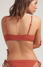Haut De Bikini Lace Terracota - Marron