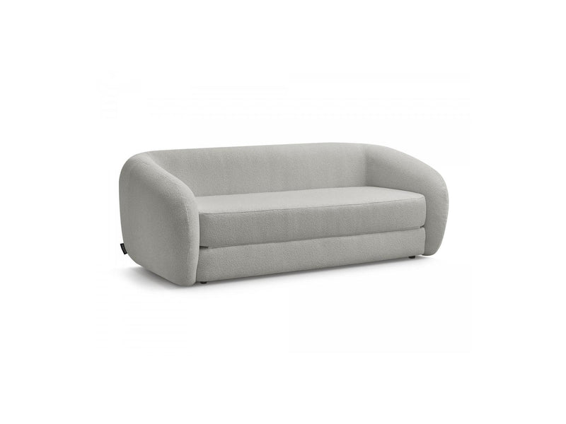 Canapé Droit Convertible Déplimousse - Neyo - Tissu Bouclette