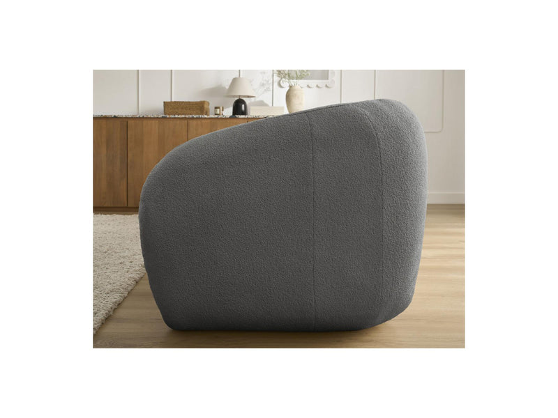 Canapé Droit Convertible Déplimousse - Neyo - Tissu Bouclette