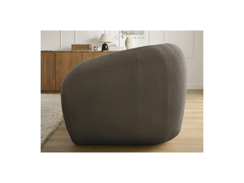 Canapé Droit Convertible Déplimousse - Neyo - Tissu Bouclette