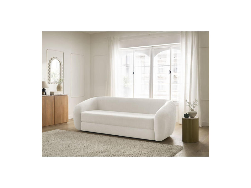 Canapé Droit Convertible Déplimousse - Neyo - Tissu Lisse