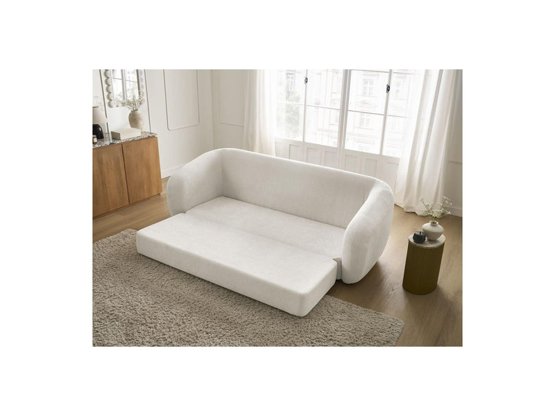 Canapé Droit Convertible Déplimousse - Neyo - Tissu Lisse