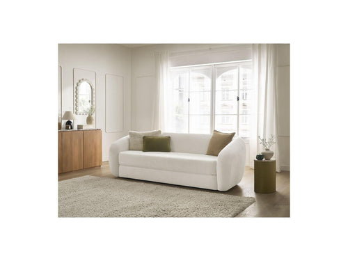 Canapé Droit Convertible Déplimousse - Neyo - Tissu Lisse