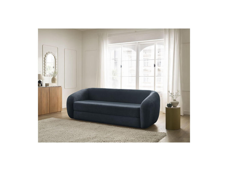 Canapé Droit Convertible Déplimousse - Neyo - Tissu Lisse