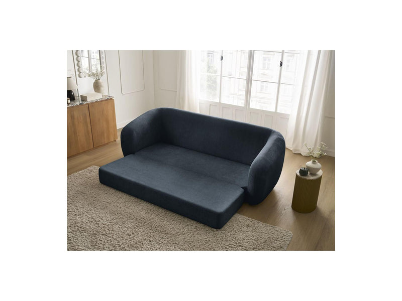 Canapé Droit Convertible Déplimousse - Neyo - Tissu Lisse