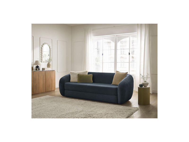 Canapé Droit Convertible Déplimousse - Neyo - Tissu Lisse