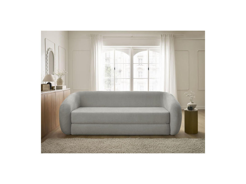 Canapé Droit Convertible Déplimousse - Neyo - Tissu Lisse