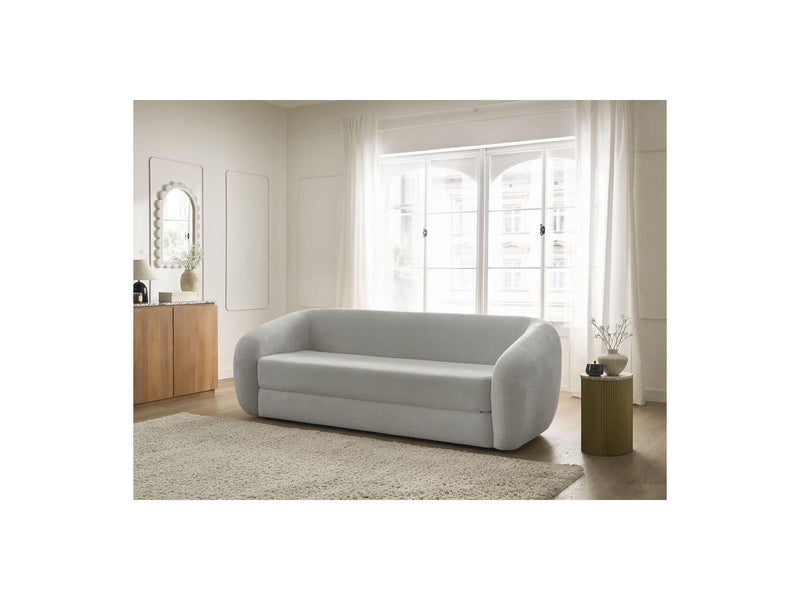 Canapé Droit Convertible Déplimousse - Neyo - Tissu Lisse