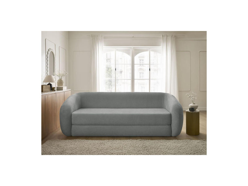 Canapé Droit Convertible Déplimousse - Neyo - Tissu Lisse