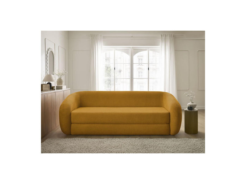 Canapé Droit Convertible Déplimousse - Neyo - Tissu Lisse