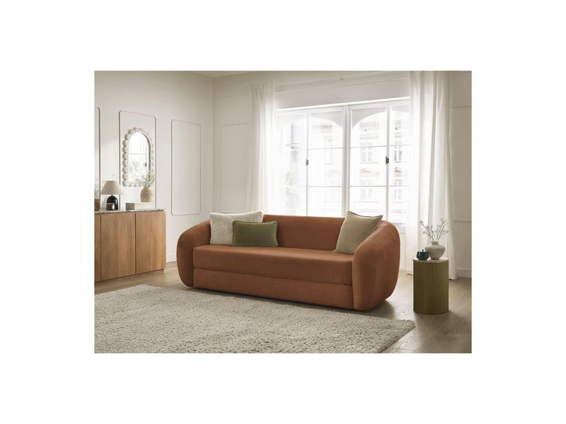 Canapé Droit Convertible Déplimousse - Neyo - Tissu Lisse