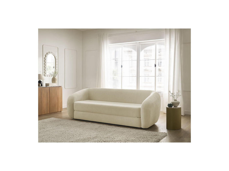 Canapé Droit Convertible Déplimousse - Neyo - Tissu Lisse