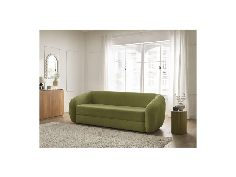 Canapé Droit Convertible Déplimousse - Neyo - Tissu Lisse