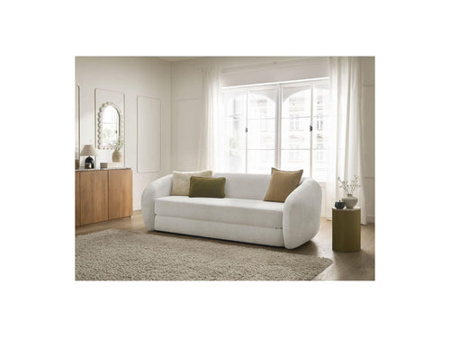 Canapé Droit Convertible Déplimousse - Neyo - Tissu Texturé