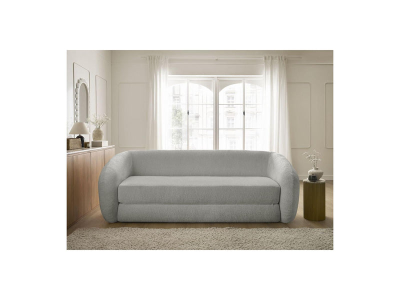 Canapé Droit Convertible Déplimousse - Neyo - Tissu Texturé