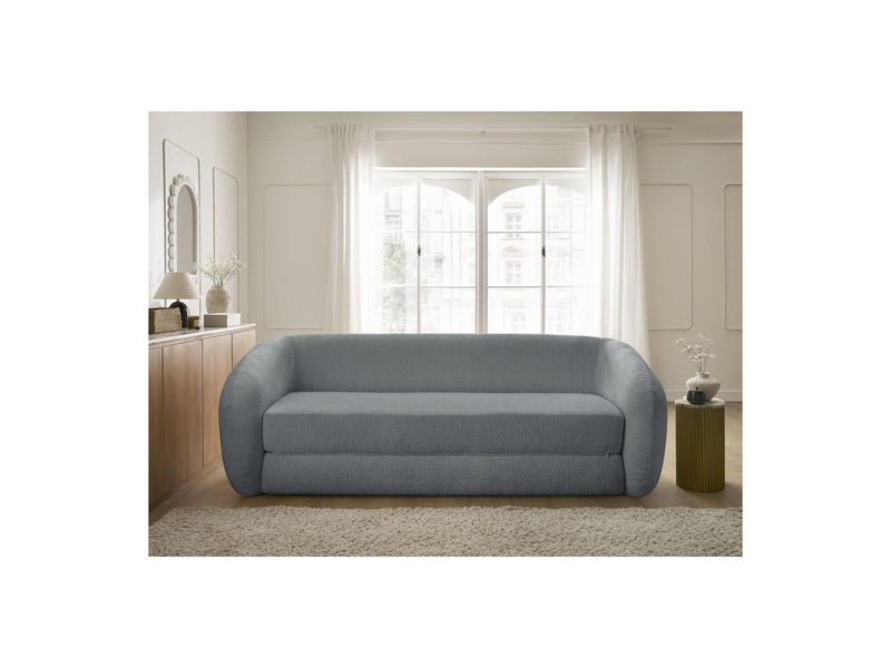 Canapé Droit Convertible Déplimousse - Neyo - Tissu Texturé