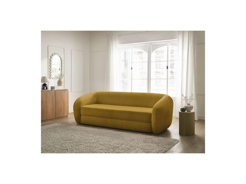 Canapé Droit Convertible Déplimousse - Neyo - Tissu Texturé