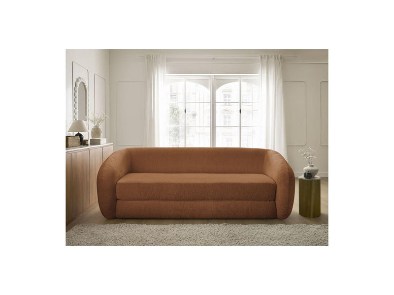 Canapé Droit Convertible Déplimousse - Neyo - Tissu Texturé