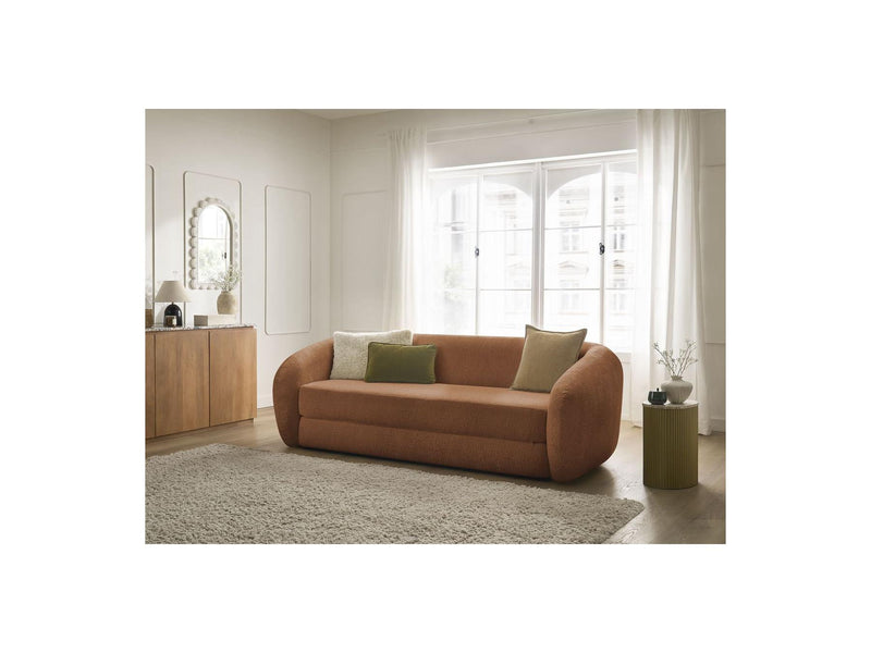 Canapé Droit Convertible Déplimousse - Neyo - Tissu Texturé