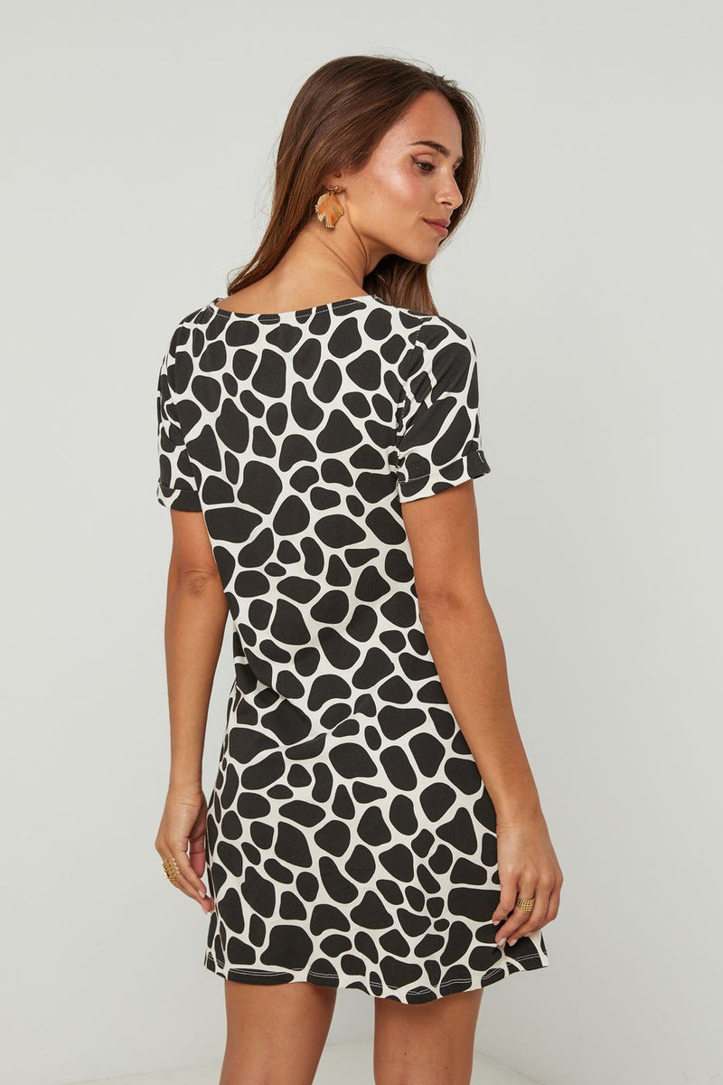Dress - Black/white