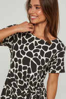 Dress - Black/white