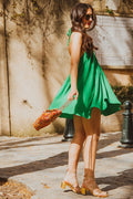 Dress Nanette Linen Viscose Green
