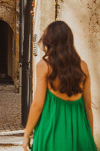 Dress Nanette Linen Viscose Green