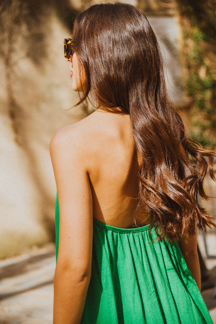 Dress Nanette Linen Viscose Green