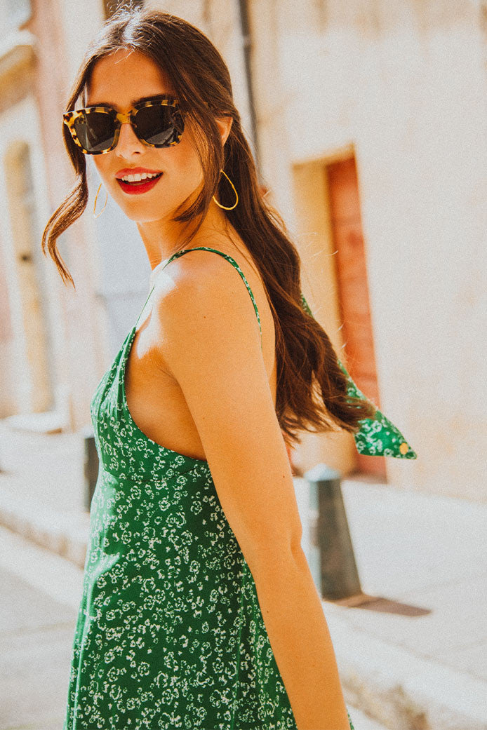 Dress Marjorie Kuaza Green