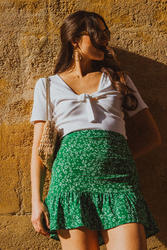 Skirt Justine Kuaza Green