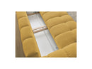 Canapé Droit Convertible Coffre - Everest - Tissu Chiné - 2 Coussins