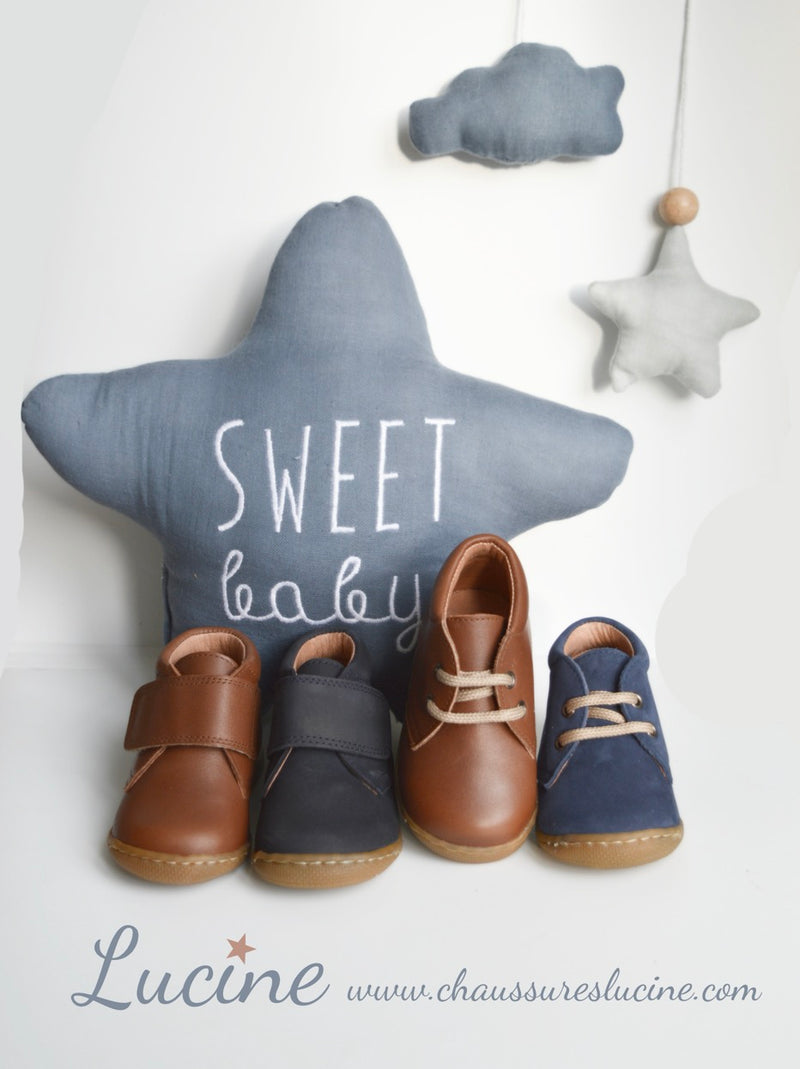 Zapatos Botines Scratchs Lucien - Piel Cognac - Mixto
