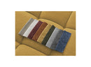 Canapé Droit Convertible Coffre - Everest - Tissu Chiné - 5 Coussins