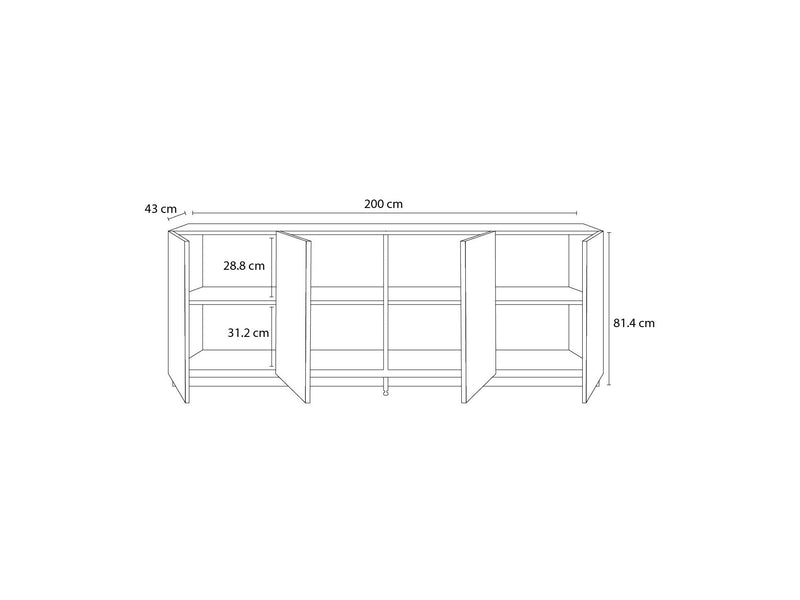 Buffet 4 Portes - Alicante