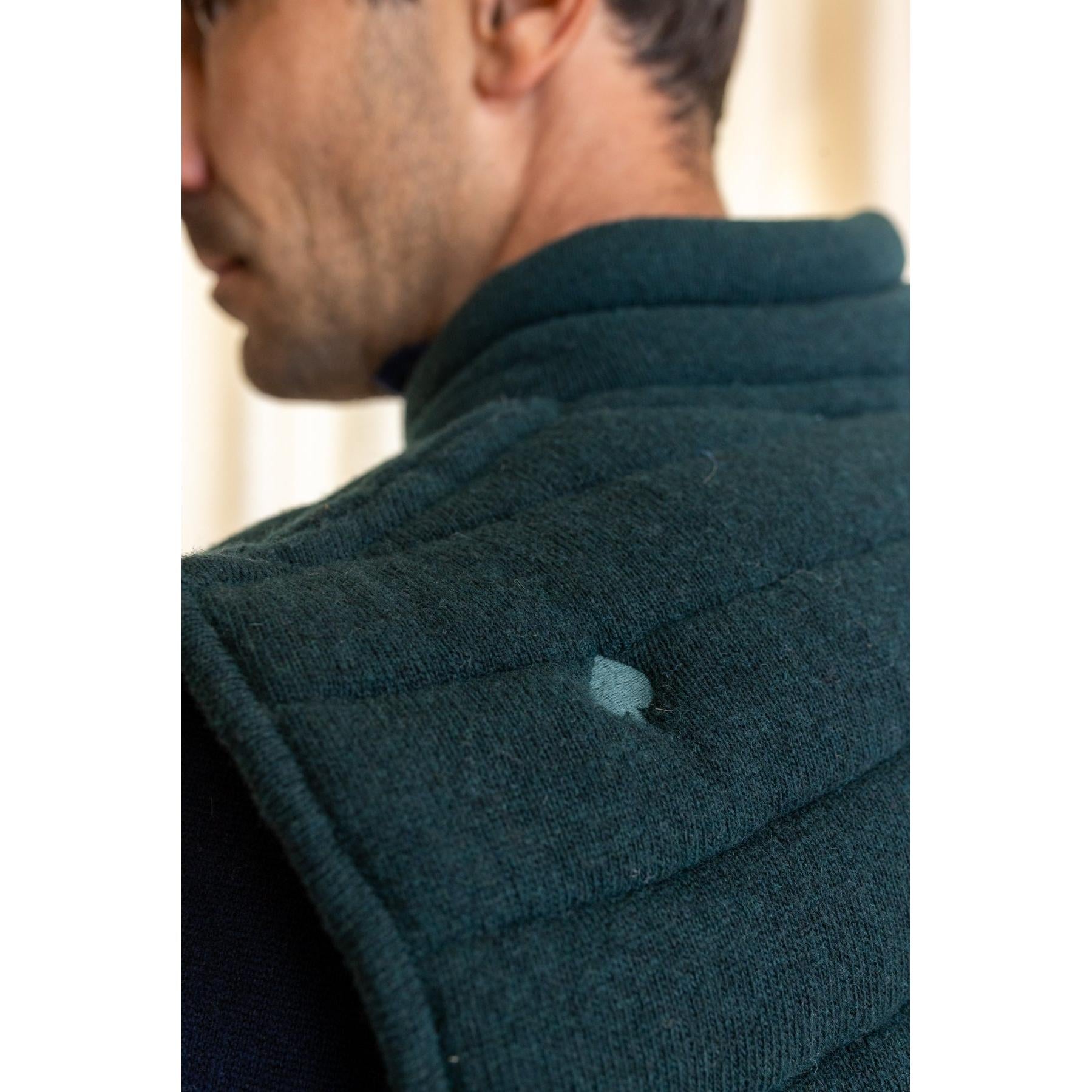 Doudoune Sans Manche Brunch Pocket - Vert Pin