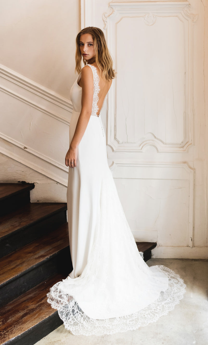 Robe Longue Blanche - Blanc Soie