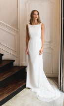 Robe Longue Blanche - Blanc Soie