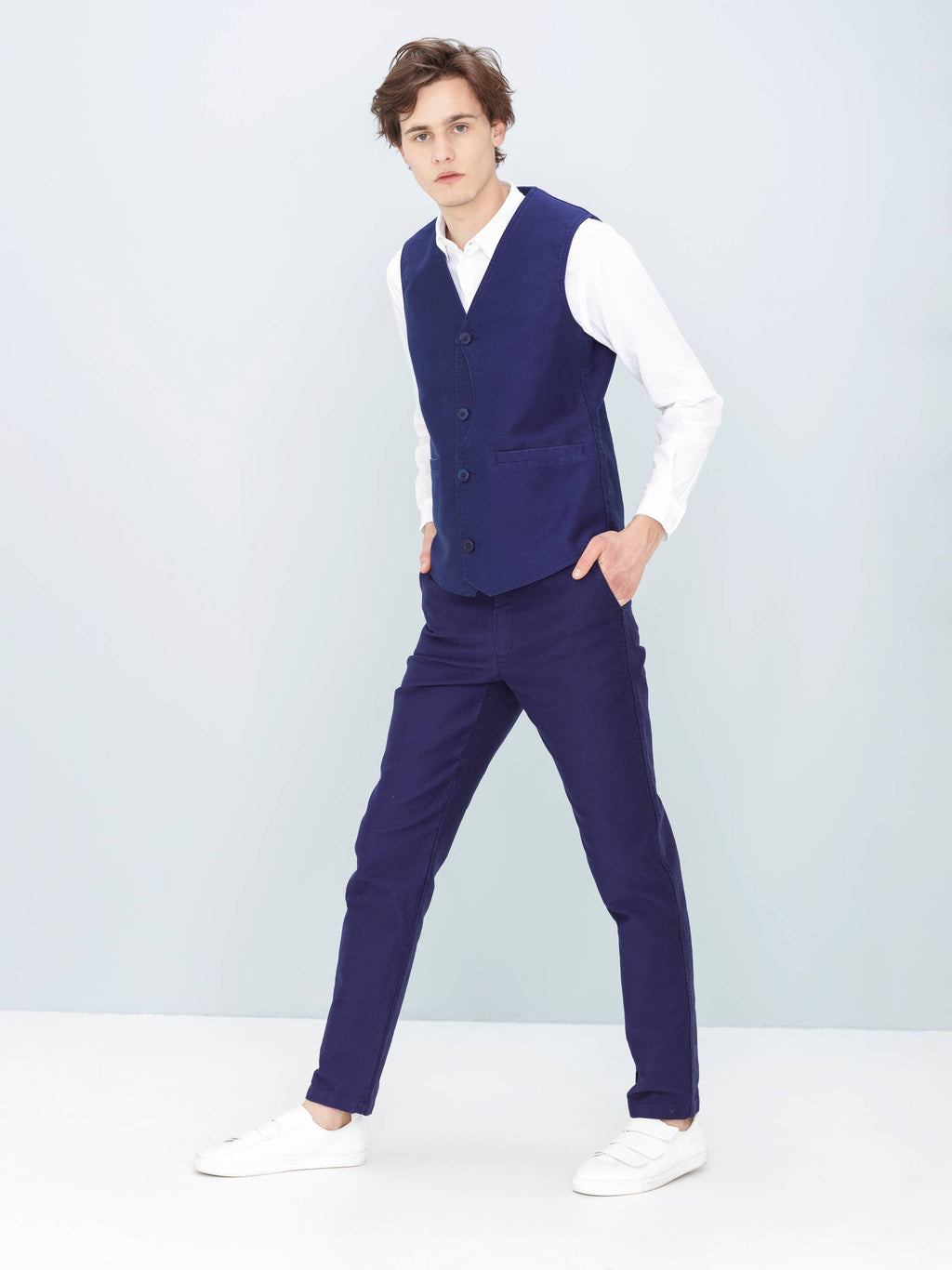 Authentic Lmsm Cardigan - Blue - Men