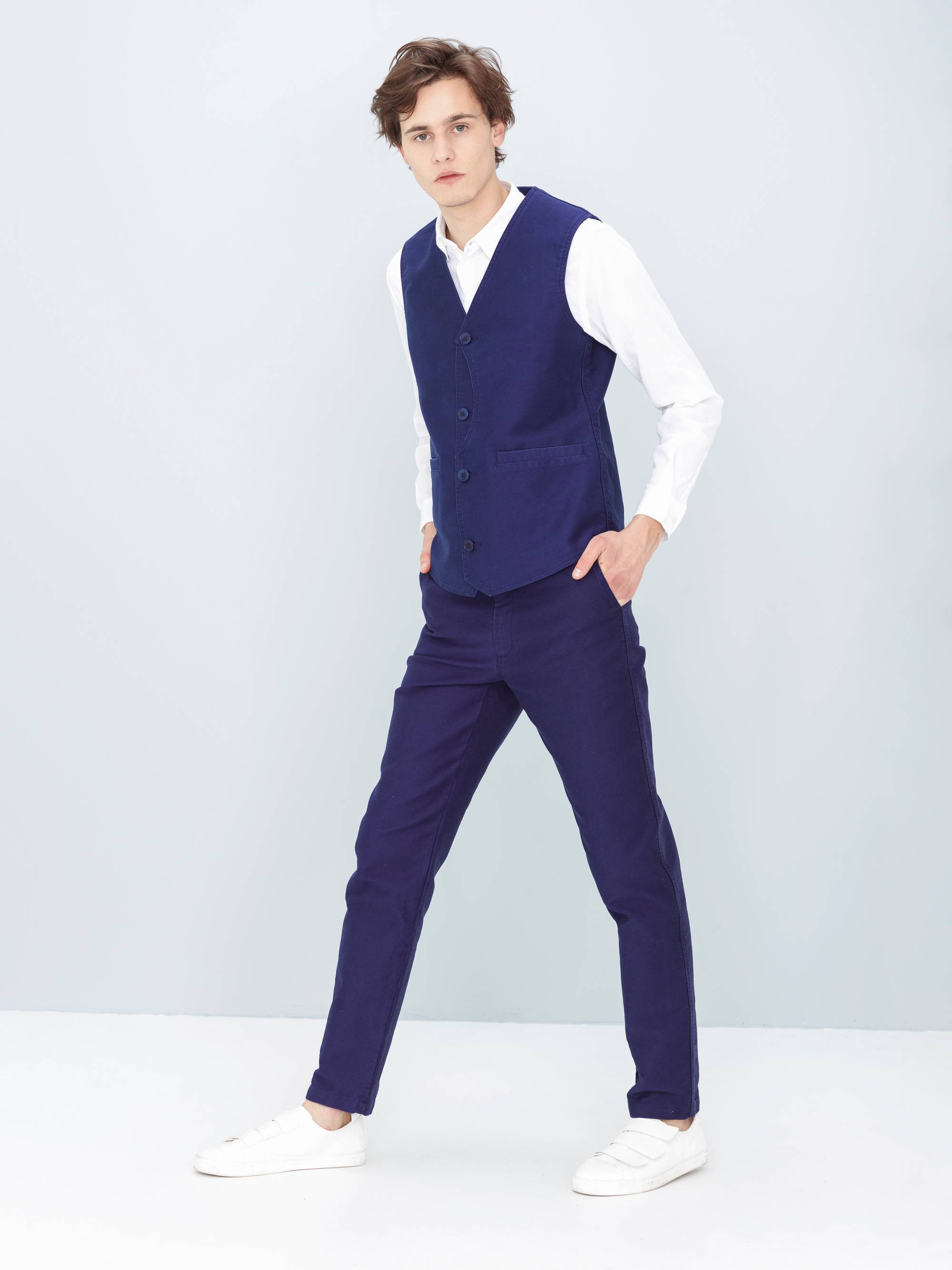 Authentic Lmsm Cardigan - Blue - Men