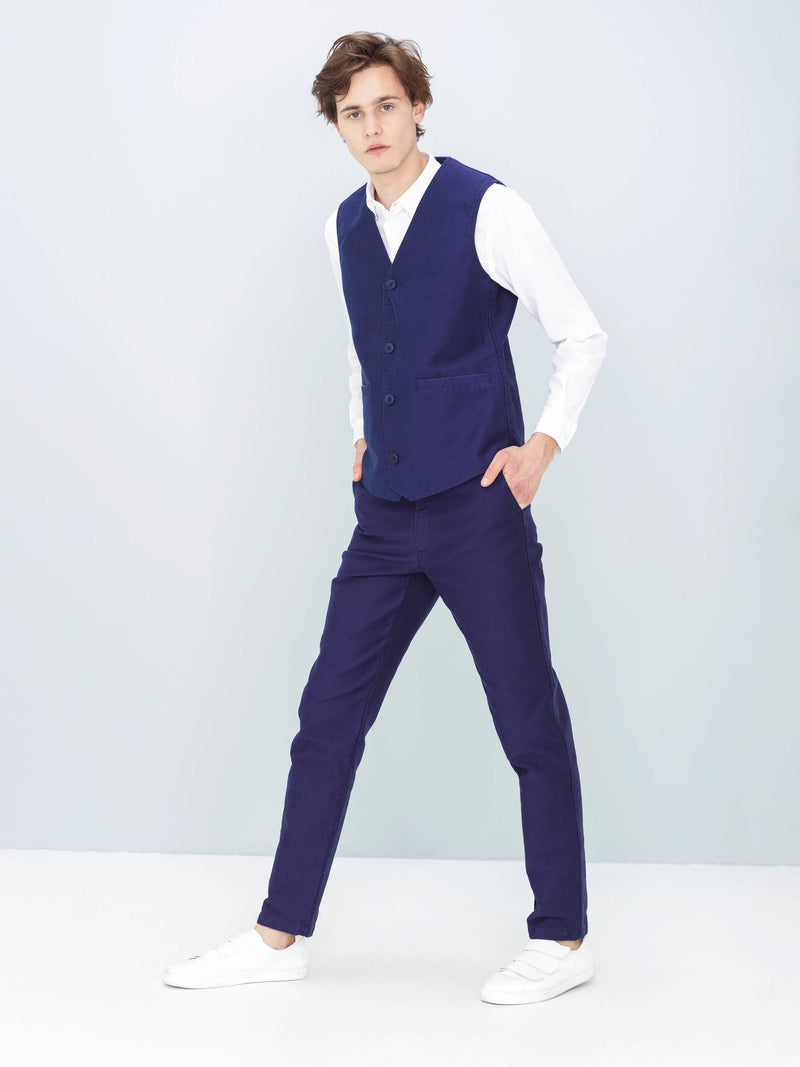 Gilet Lmsm Authentique - Blue - Homme