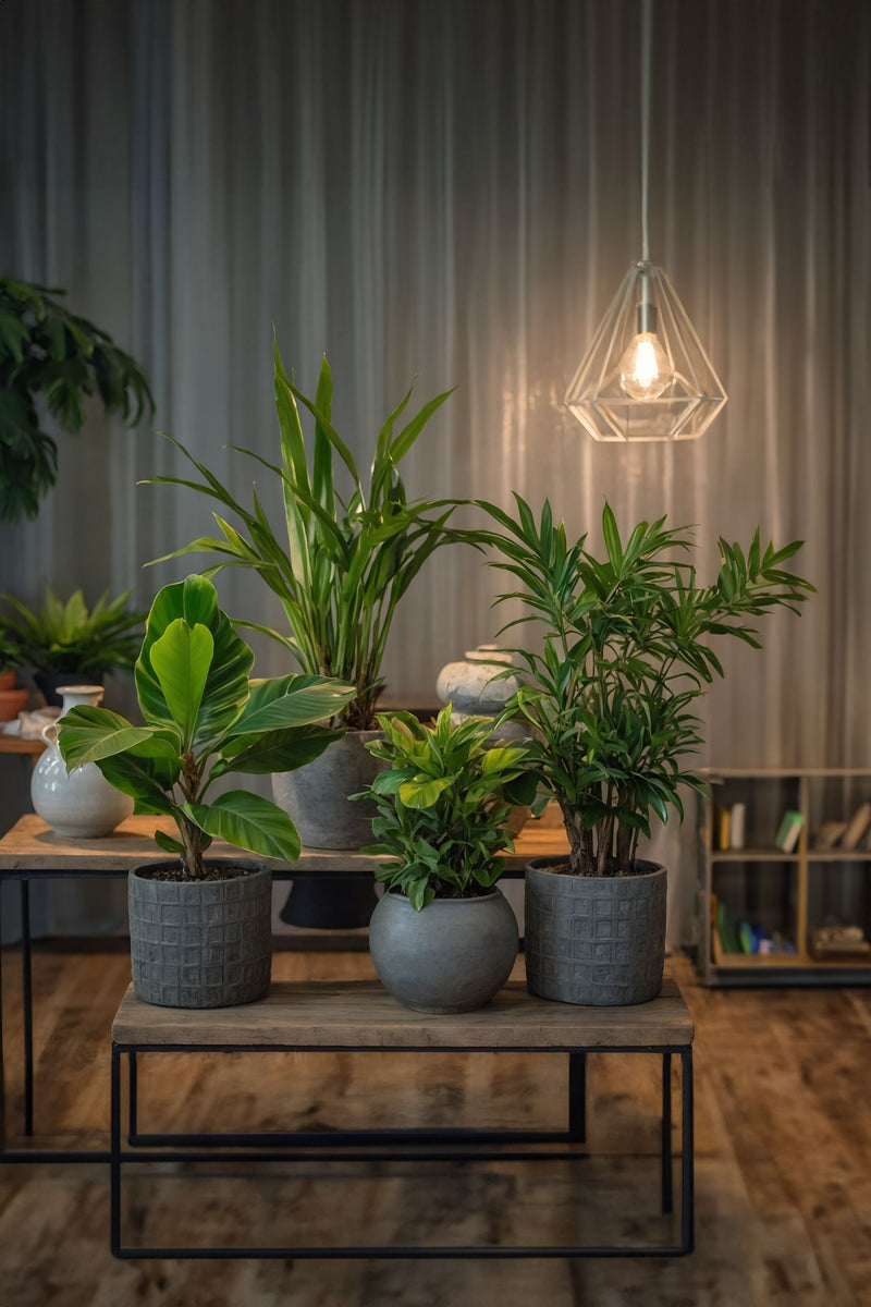 Mix De 4 Plantes Tendance D’Intérieur – Plantes D’Intérieur