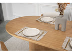 Malmousque - Mesa de comedor extensible de 210 a 270 cm en chapa de roble macizo