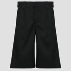 Pantalones cortos de trabajo de 13 pulgadas de sarga de cáñamo - Black