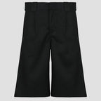 Pantalones cortos de trabajo de 13 pulgadas de sarga de cáñamo - Black