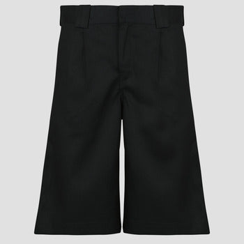 Pantalones cortos de trabajo de 13 pulgadas de sarga de cáñamo - Black